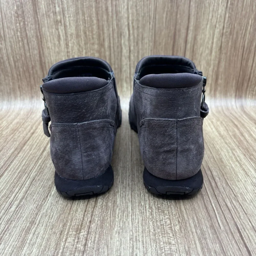 Skechers Relaxed‎ Fit Bikers Zappiest Suede Leather Ankle Boot Women's 11 Brown
